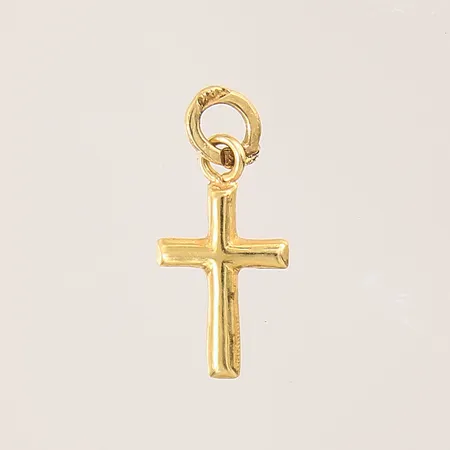 Hänge, kors, 17x8mm, 18K Vikt: 0,4 g