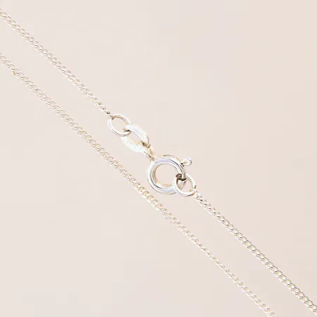 Kedja Pansar, längd 38cm, bredd 1mm, silver 925/1000 Vikt: 1,7 g