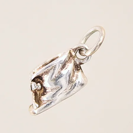 Hänge, barnsko, 15x6mm, silver 925/1000 Vikt: 1,2 g