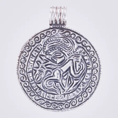 Hänge Ø 24mm, 925/1000 silver Vikt: 7,3 g