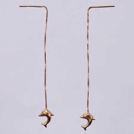 Ett par örhängen, längd ca 54mm, 18K Vikt: 0,6 g