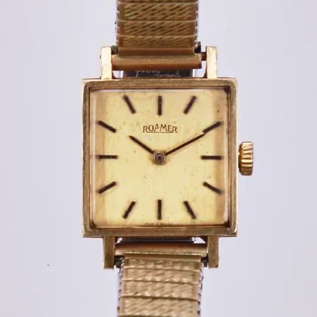 Damur Roamer, #468 86212 053, flexband i stål, längd: ca 18cm, bredd: ca 8-17mm, går ej, 18K, bruttovikt: 21,1gram, 