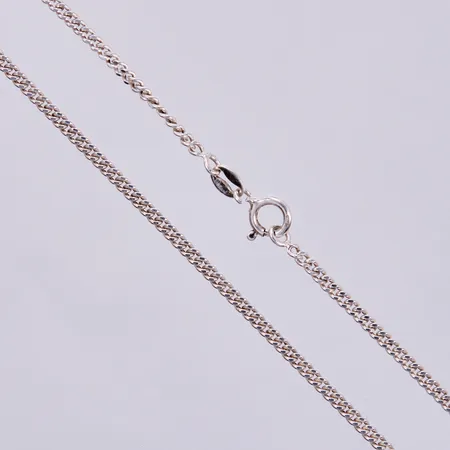 Kedja Pansar, längd: ca 45cm, bredd: ca 2mm, 925/1000 silver Vikt: 5,3 g