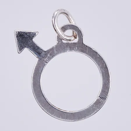 Hänge, längd: ca 1,5cm, bredd: ca 11mm, 925/1000 silver Vikt: 0,5 g