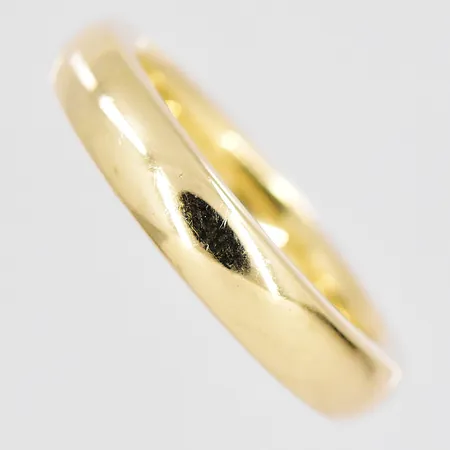 Ring, stl 17, bredd 4mm, BÖS, 14K Vikt: 6,4 g