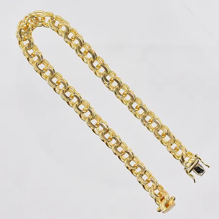 Armband Bismarck, 19cm, bredd 6,5mm, 18K Vikt: 16,4 g