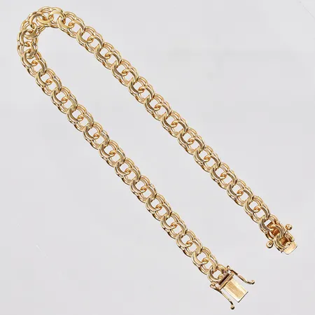Armband Bismarck, 19cm, bredd 5,8mm, 18K Vikt: 12 g