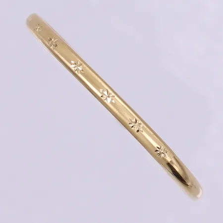Armring, öppningsbar, Ø58mm, bucklig/skadad, 14K.  Vikt: 4,9 g