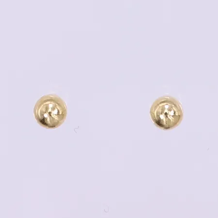 Ett par örhängen, Ø3mm, 18K.  Vikt: 0,5 g