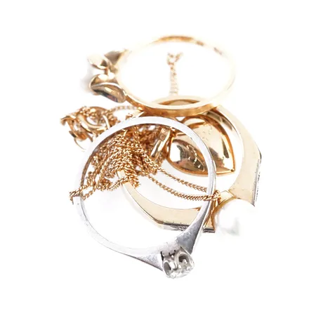Diverse guld, 18k Vikt: 10,5 g