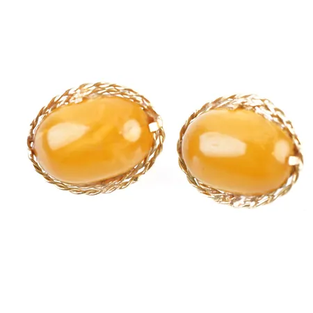 Örhängen m stenar,27mm x 22mm, 18k/bruttovikt 11,7gr Vikt: 11,7 g