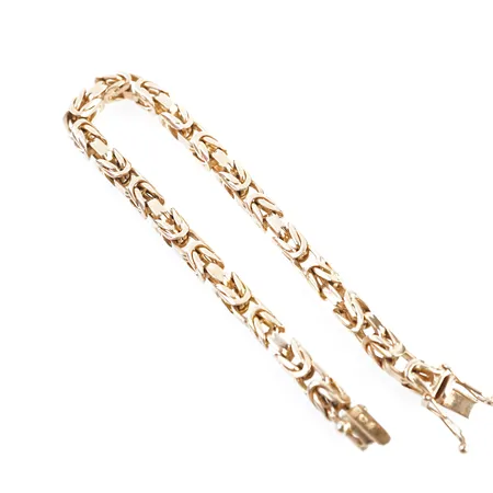 Armband, kejsar, 20,5cm, bredd 5,5mm, 18k Vikt: 35,6 g