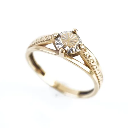 Ring, stl 17½(55), bredd 7mm, 18k Vikt: 3 g