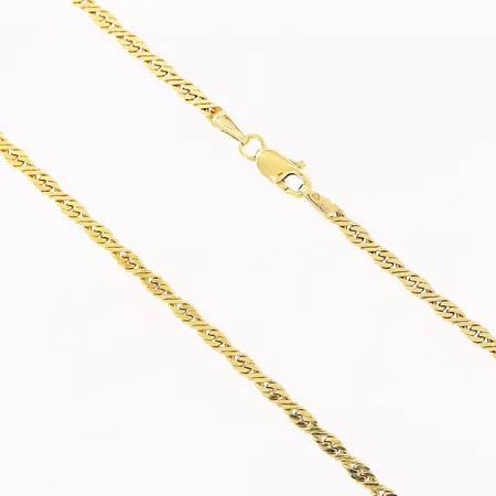 Kedja, 45cm, bredd 3mm, 18K Vikt: 9,5 g