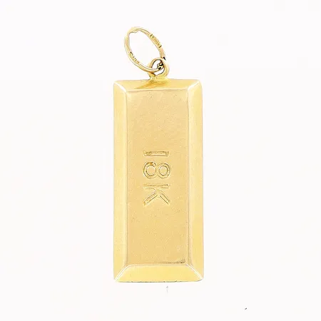 Hänge, 9x26mm, slitage på ögla, 18K Vikt: 1,1 g