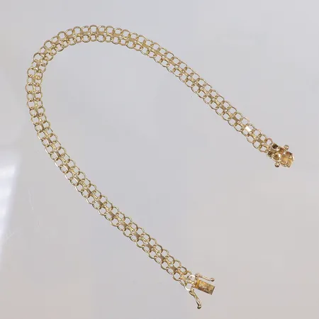 Armband X-länk 19cm bredd 5mm, 18K Vikt: 5,6 g
