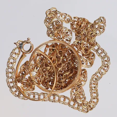 Diverse guld, defekt/av, gravyr, 18K Vikt: 11,3 g