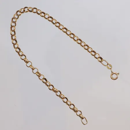 Armband ärtlänk, 20cm, bredd 4mm, GFAB, 18K  Vikt: 3,7 g