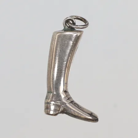 Hänge Stövel, 27x12mm inklusive hängöglan, silver 830/1000 Vikt: 1,3 g