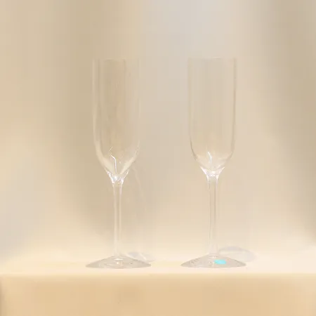 4st Champagneglas Tiffany & Co, höjd 23cm, Made in Sweden, märkta, bruksslitage  Skickas med postpaket.