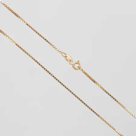 Kedja, Venezia, längd: 60cm, bredd: 1,1mm, trasigt lås, 18K Vikt: 6,6 g