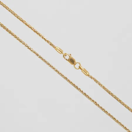 Kedja, Spigalänk, längd: 40,5cm, bredd: 1,2mm, 18K Vikt: 5,3 g