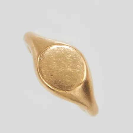 Klackring, Ø13¼, bredd: 1,6-7,8mm, 18K Vikt: 4 g