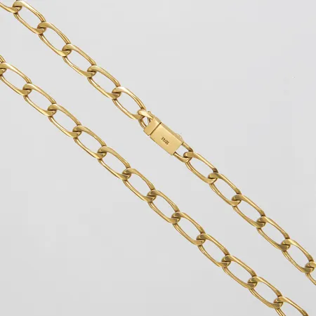 Kedja, längd: 50cm, bredd: 6mm, 18K Vikt: 31,1 g