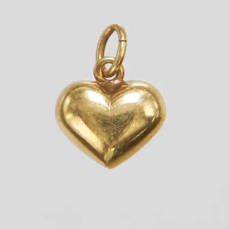 Hänge, hjärta, 12,5x9mm, 14K Vikt: 0,6 g