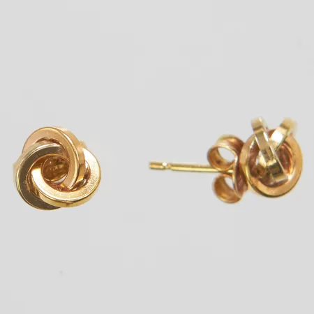 Örhängen, knutar, Ø6,8mm, 18K Vikt: 0,7 g