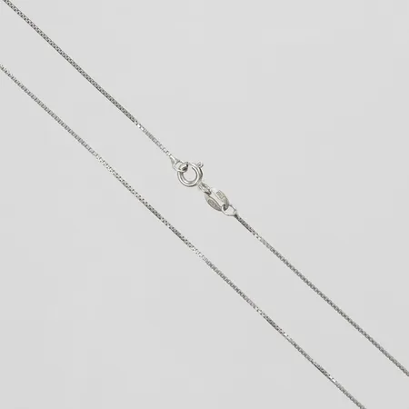 Silverkedja, Venezia, längd: 45,3cm, bredd: 0,7mm, 925/1000 Vikt: 1,8 g