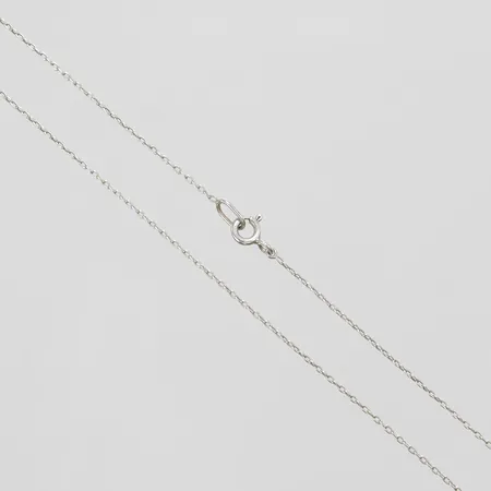 Silverkedja, Ankar, längd: 41cm, bredd: 1mm, 925/1000,  Vikt: 1,1 g