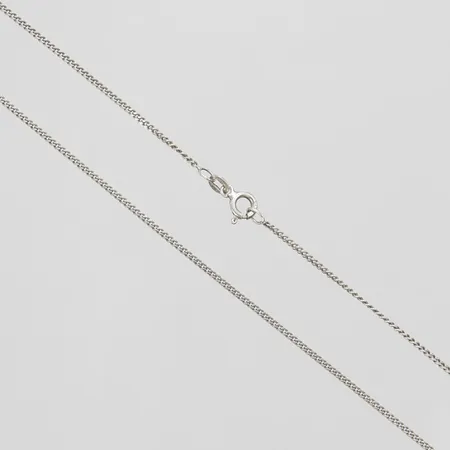 Silverkedja, Pansar, längd: 50cm, bredd: 1,4mm, 925/1000 Vikt: 3,2 g