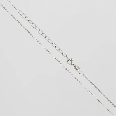 Silverkedja, Ankar, längd: 41-45,8cm, bredd: 1,1mm, GHA, 925/1000 Vikt: 1,1 g