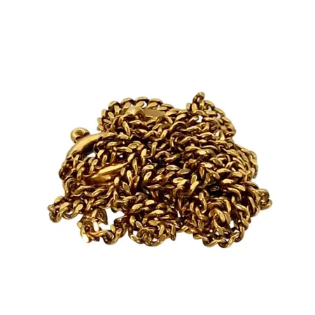 Halskedja Pansar, 18K guld, defekt Vikt: 2,9 g
