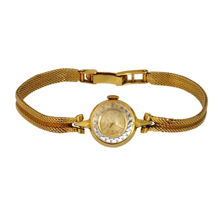 Damur Certina, 18K guld, Ø17 mm, skador på länken, bruttovikt 23,1g