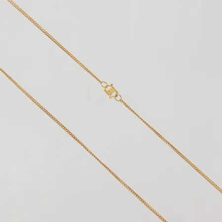 Kedja, Pansar, 75cm, bredd 1,2mm, 22K Vikt: 6,3 g