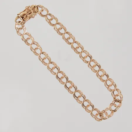 Armband, Bismarck, 18,5cm, bredd 6,1mm, Blomqvist Bertil, 18K,  Vikt: 8 g