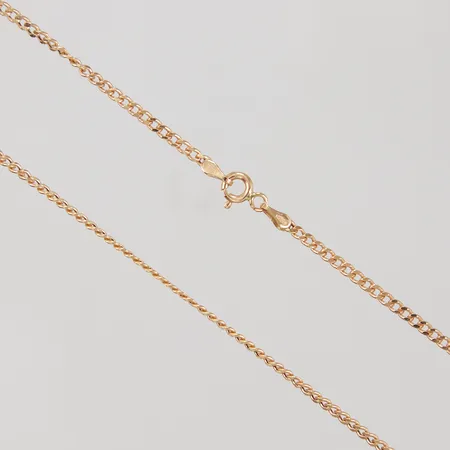 Kedja, manglad pansar, 42cm, bredd 2mm, GHA, 18K Vikt: 2,7 g