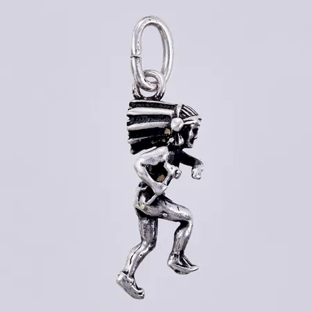 Hänge, längd ca : 2,5cm, bredd ca : 4mm, silver 830/1000 Vikt: 1,3 g