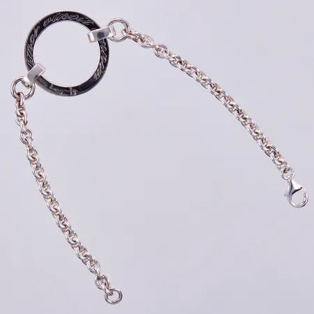 Armband, Efva Attling, längd ca : 18cm, bredd ca : 3mm, Ø25mm, silver 925/1000 Vikt: 13,2 g