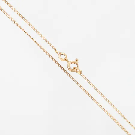 Kedja Pansar, 47cm, bredd: 1mm, 18K Vikt: 2,1 g