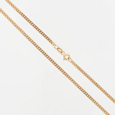 Kedja Pansar, 49,5cm, bredd: 2mm, 18K Vikt: 9,6 g