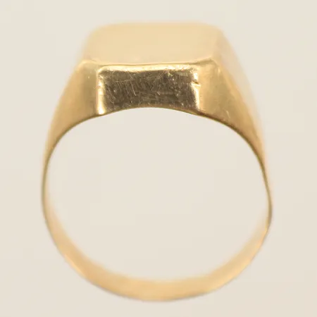 Klackring stl 20½, bredd 3-15mm, sliten, 14K Vikt: 4,3 g