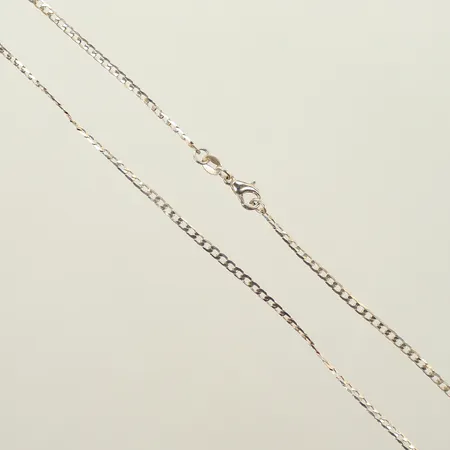 Halskedja, längd 65cm, bredd 2mm, silver, 925/1000 Vikt: 3,8 g