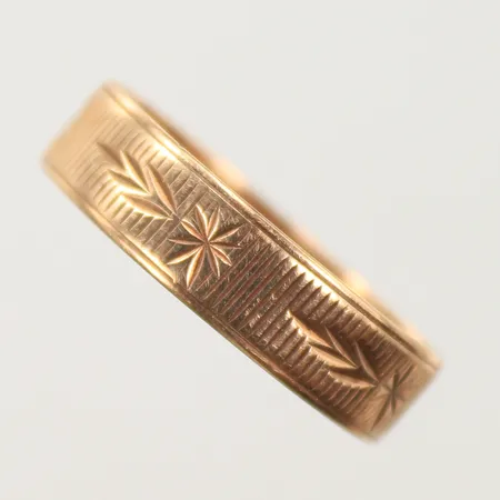 Ring, stl ca 21, gravyr, 8K Vikt: 2,9 g