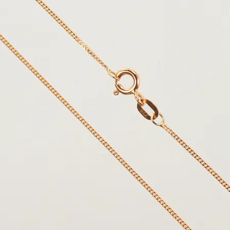 Halskedja Pansar, längd 36cm, bredd 1mm, 18K Vikt: 1,5 g