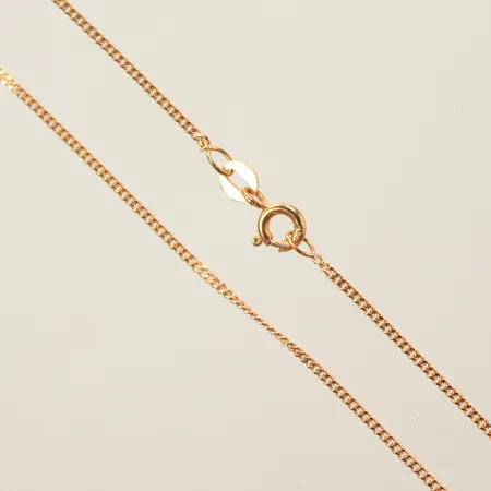 Halskedja pansar, 38cm bredd 1mm, 18K 2,3g Vikt: 2,3 g