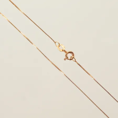 Halskedja venezia, 36cm bredd 1mm, 18K 1,3g Vikt: 1,3 g