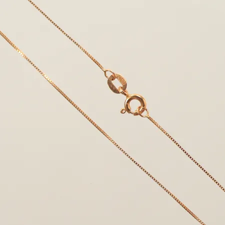 Halskedja venezia, 36cm bredd 1 mm, 18K 1,1g Vikt: 1,1 g